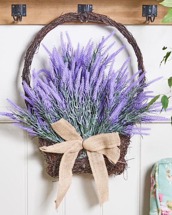 Dibor Bellegarde Lavender Floral Basket