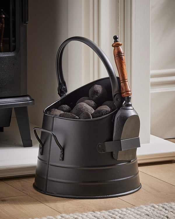 dibor Black Coal Bucket & Shovel