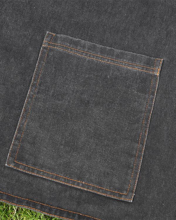 Dibor Black Denim Effect Waist Apron