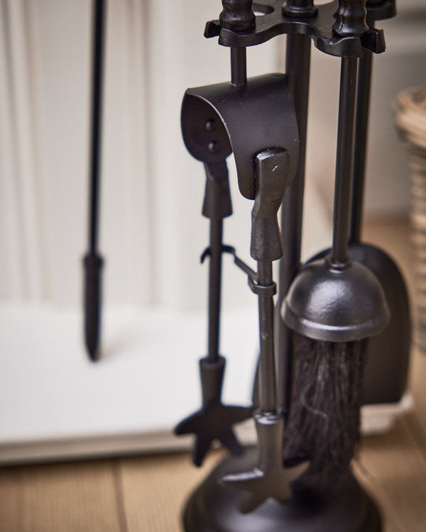 Dibor Black Fireside Companion Set