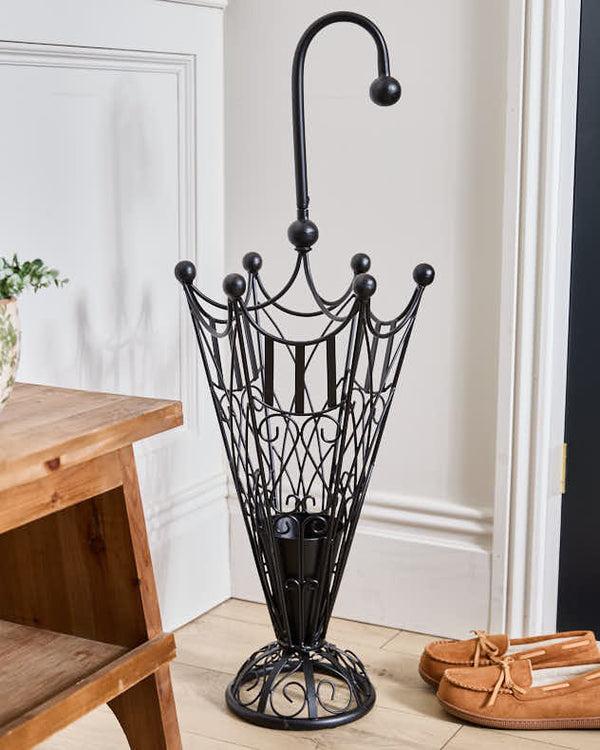Dibor Black Iron Umbrella Stand