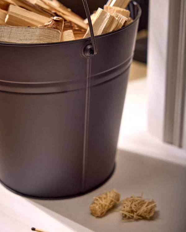 Dibor Black Kindling Bucket