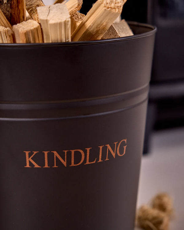 Dibor Black Kindling Bucket