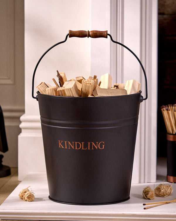 dibor Black Kindling Bucket