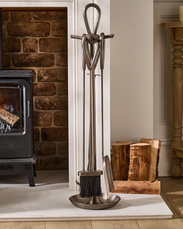 Dibor Blackwell Pewter Effect Companion Set