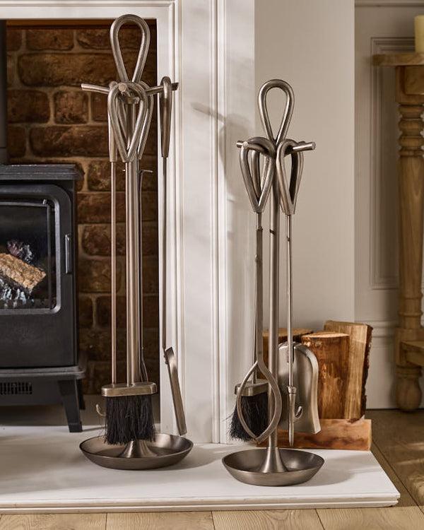 dibor Blackwell Pewter Effect Companion Set