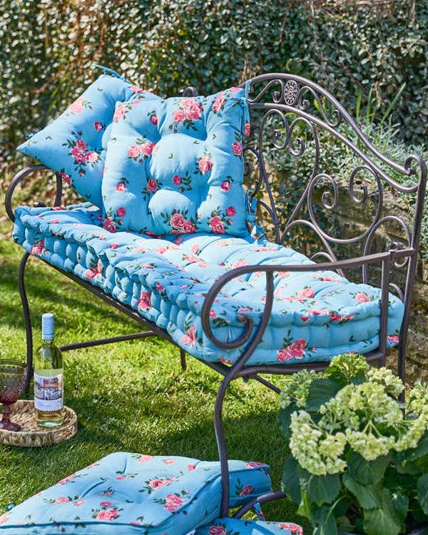 dibor Blue Rose Garden Cushion Collection