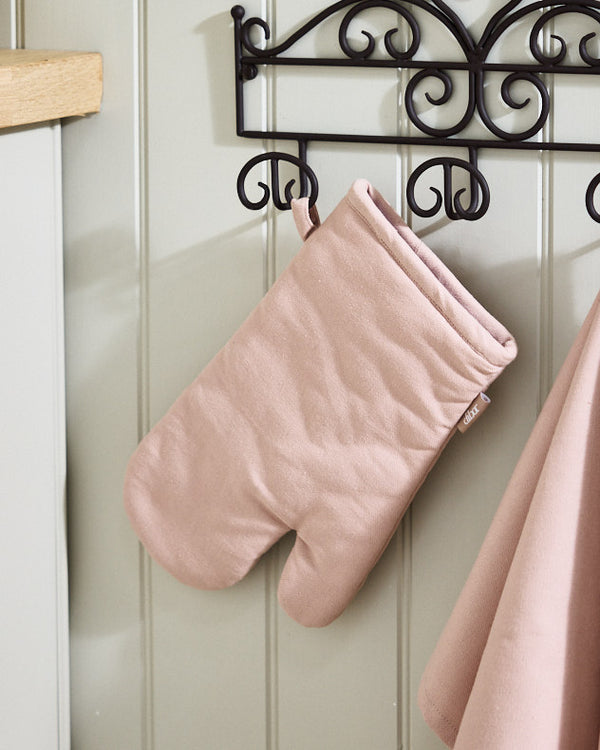 dibor Blush Pink Cotton Oven Glove