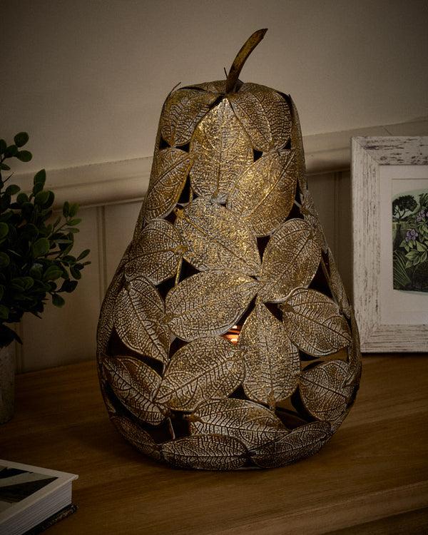 Dibor Botanical Leaf Pear Candle Holder