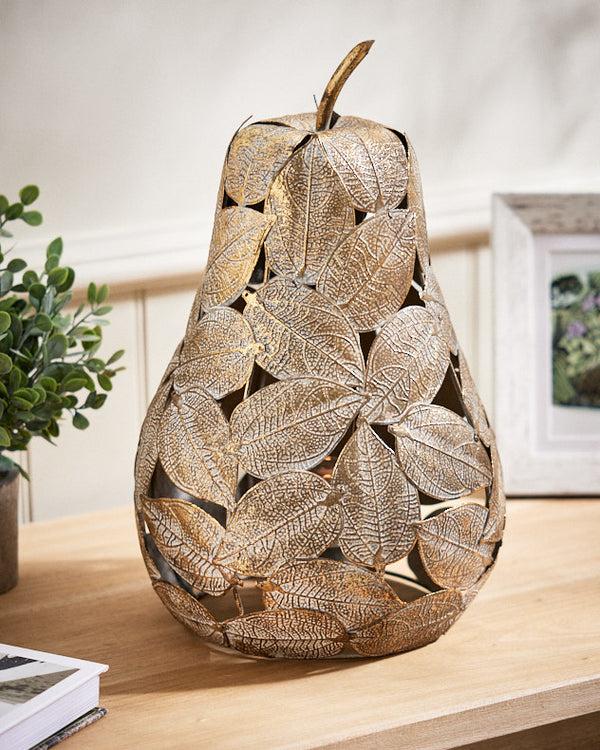 dibor Botanical Leaf Pear Candle Holder