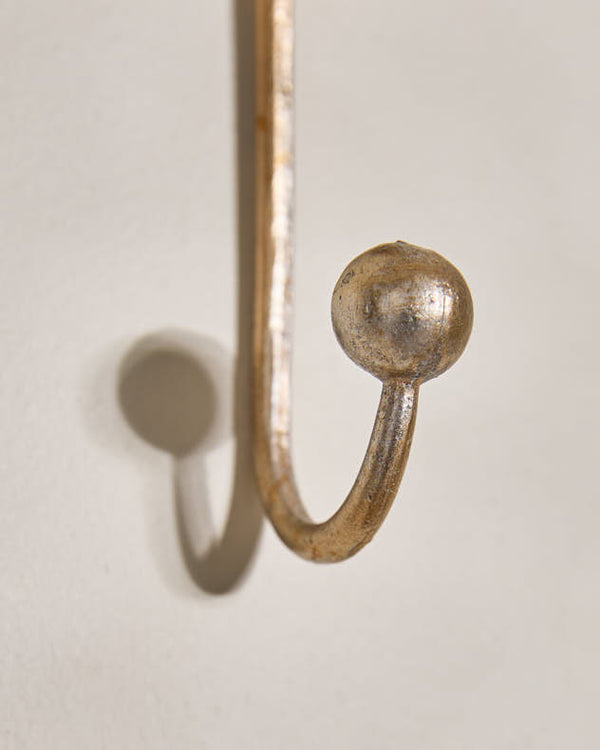 Dibor Brass Effect Metal Hare Wall Hook