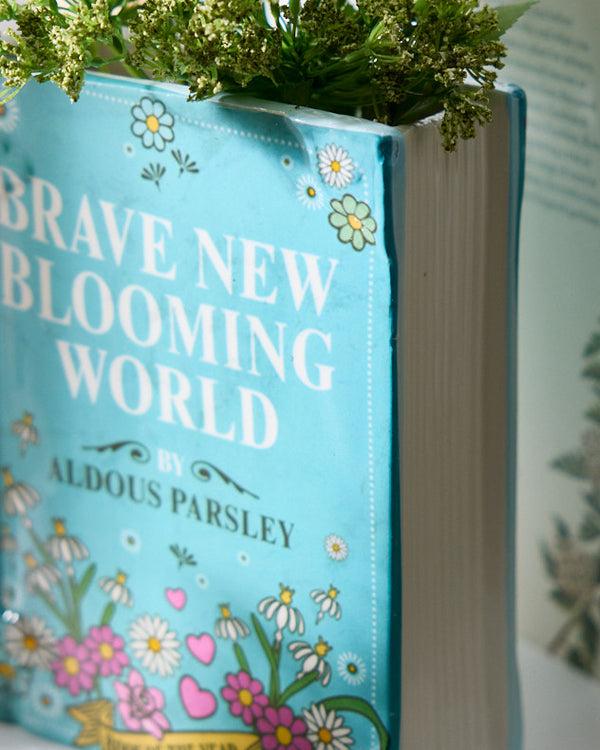 Dibor Brave New World Ceramic Book Vase