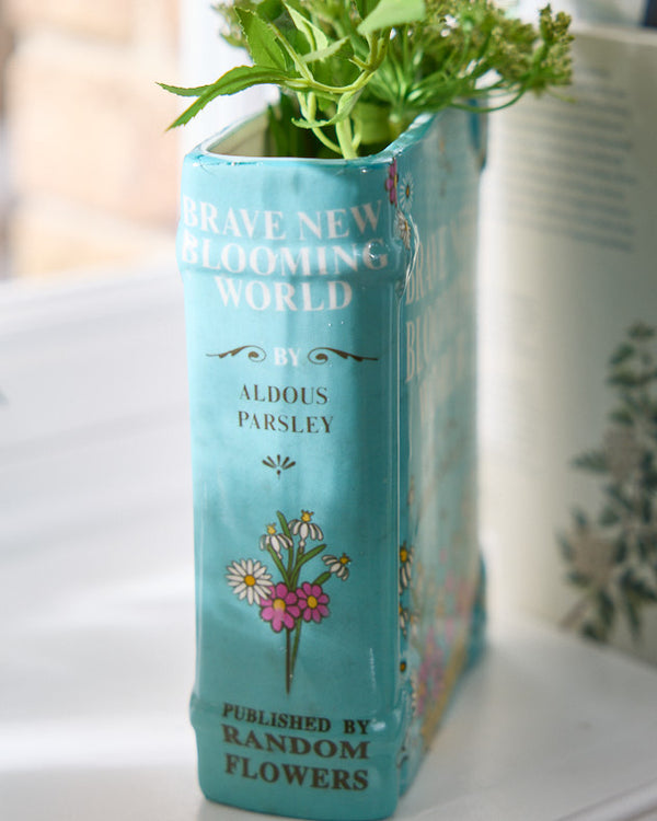 Dibor Brave New World Ceramic Book Vase