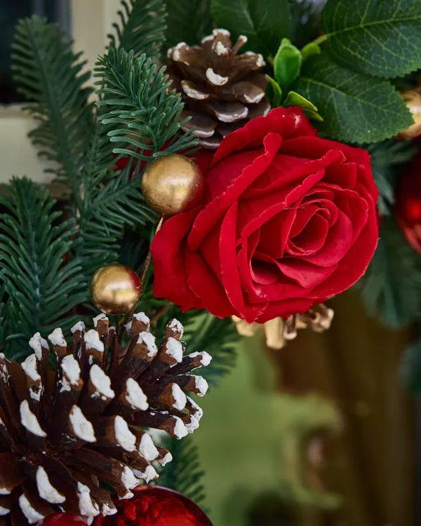 dibor Brockham Rose Wreath 55cm
