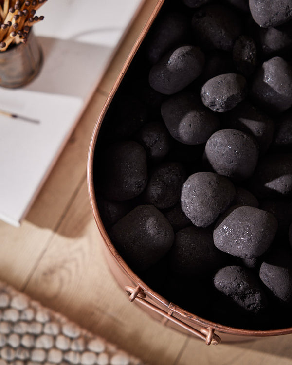 Dibor Bronte Copper Coal Bucket