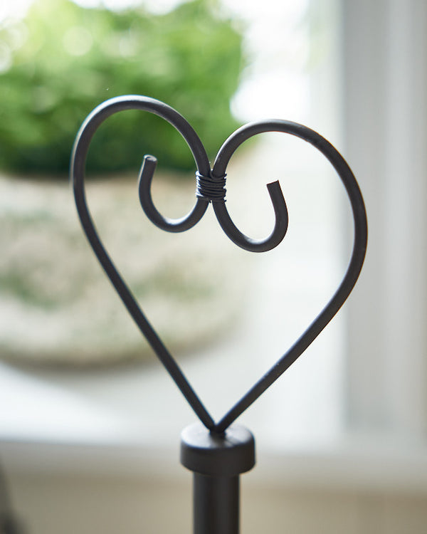 Dibor Brown Heart Kitchen Roll Holder