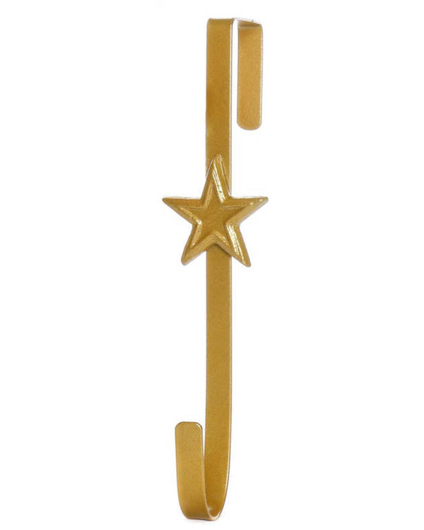 Dibor Brushed Gold Star Wreath Hanger
