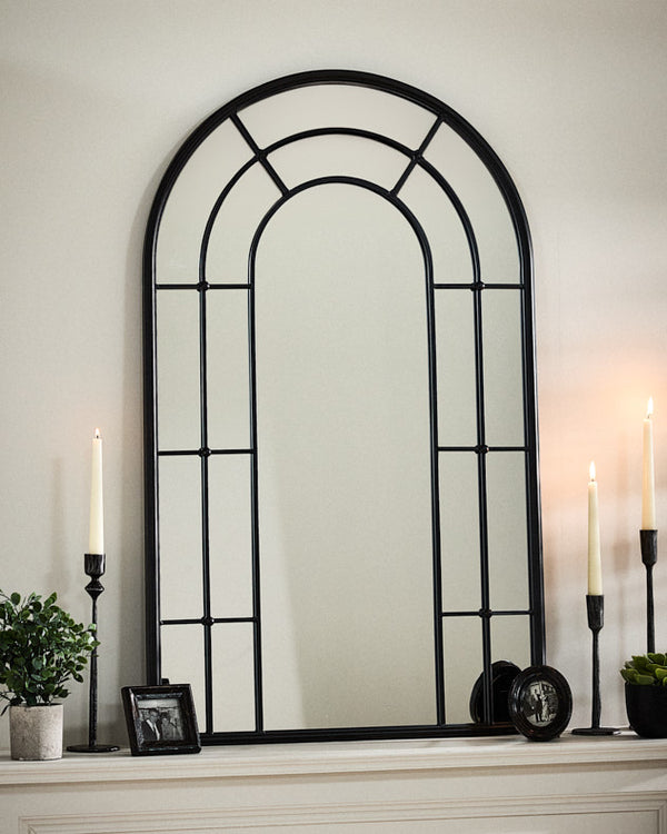 dibor Canet Black Tall Indoor Mirror