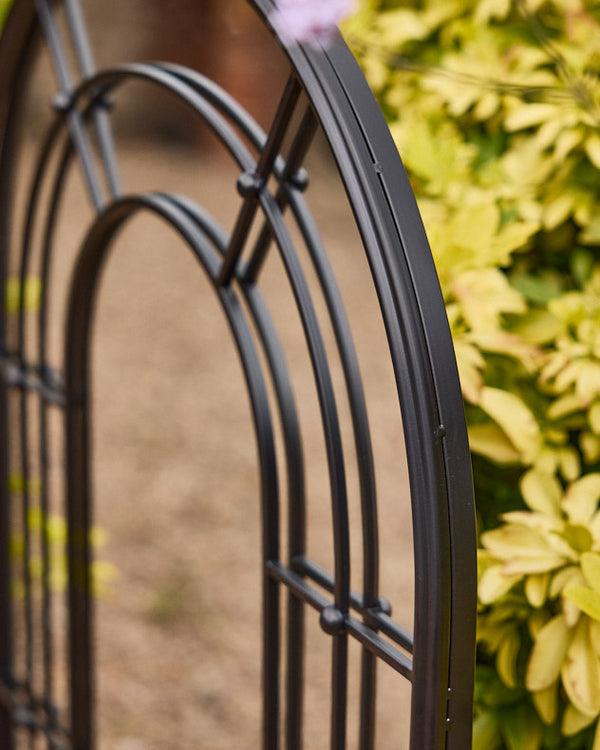Dibor Canet Black Tall Rounded Arch Mirror