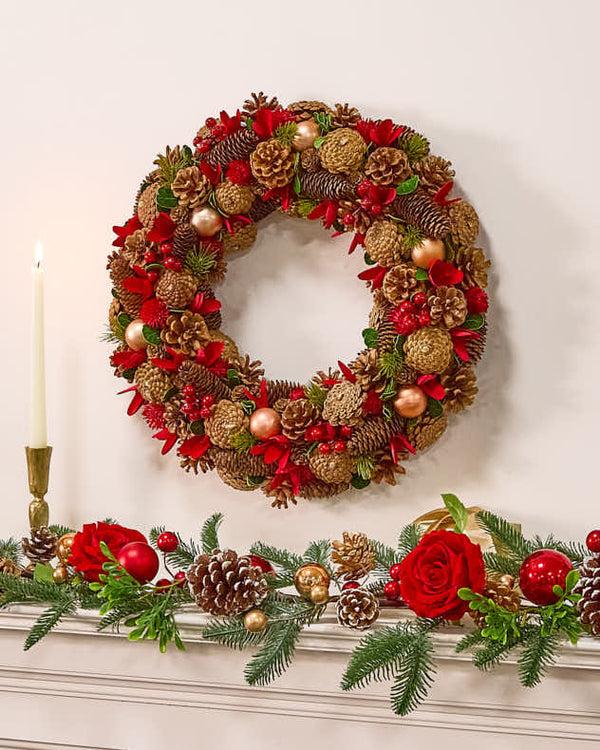 dibor Canterbury Wreath and Rose Garland