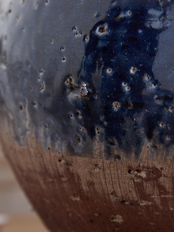 Dibor Caro Blue Urn Vase