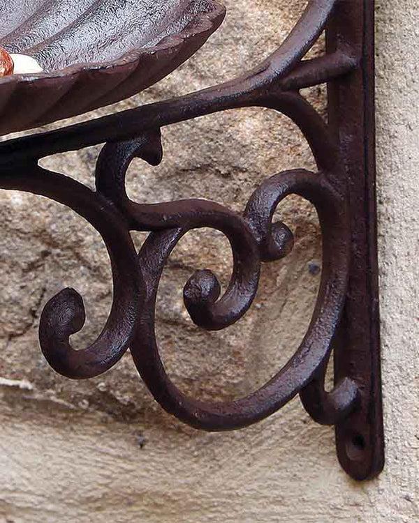 Dibor Cast Iron Bird Bath Bracket