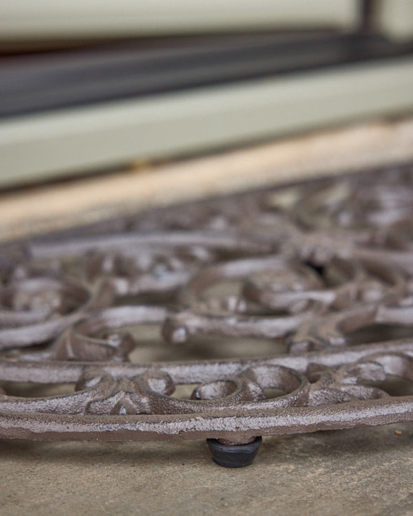 Dibor Cast Iron Crescent Doormat
