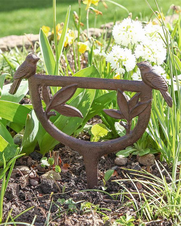Dibor Cast Iron Garden Birds Boot Scraper