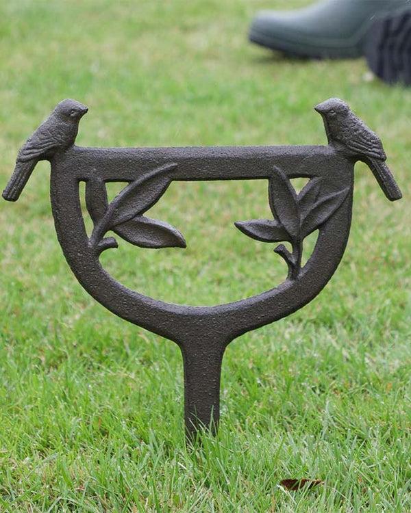 dibor Cast Iron Garden Birds Boot Scraper