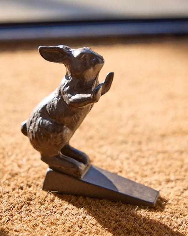 dibor Cast Iron Rabbit Doorstop