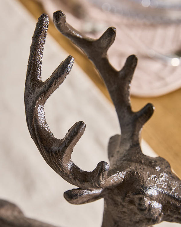 Dibor Cast Iron Stag Wine Bottle Holder