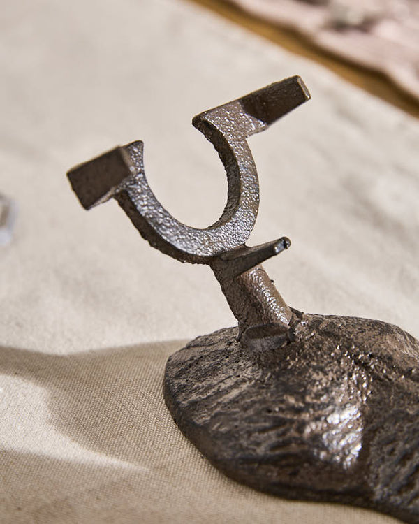 Dibor Cast Iron Stag Wine Bottle Holder