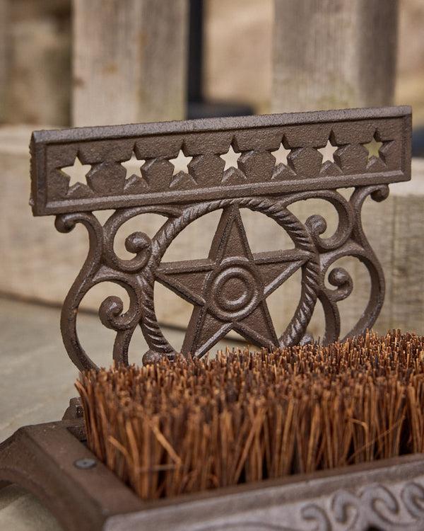 Dibor Cast Iron Star Boot Brush & Scraper
