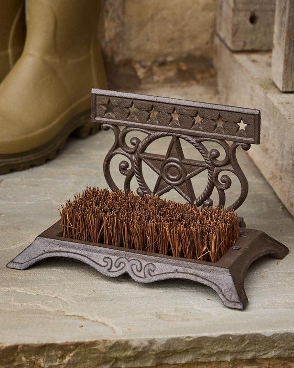 dibor Cast Iron Star Boot Brush & Scraper