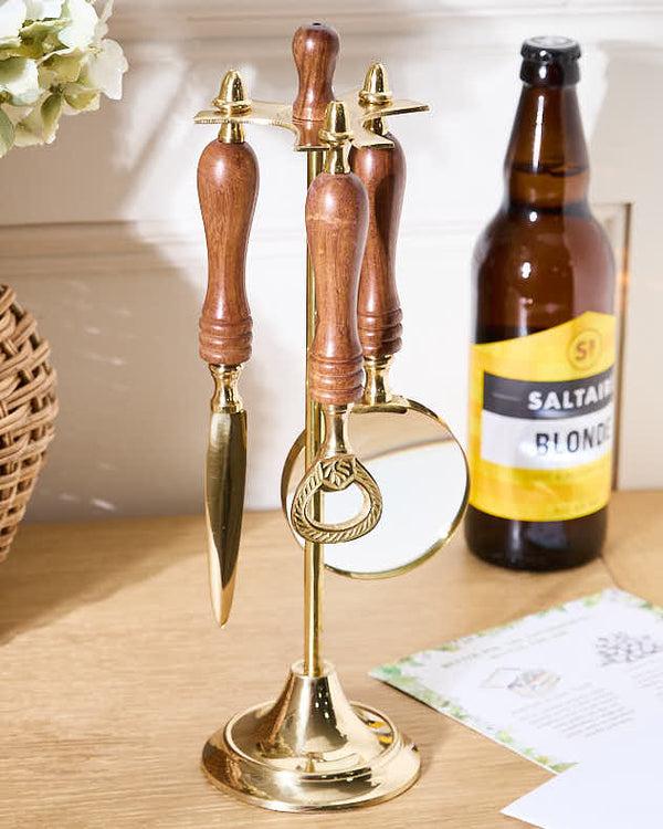 dibor Cavendish Brass Desk Accessories