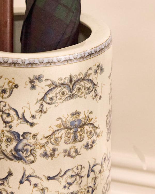 Dibor Ceramic Cherub Umbrella Stand