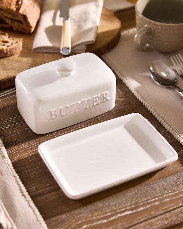 Dibor Ceramic Embossed Butter Dish