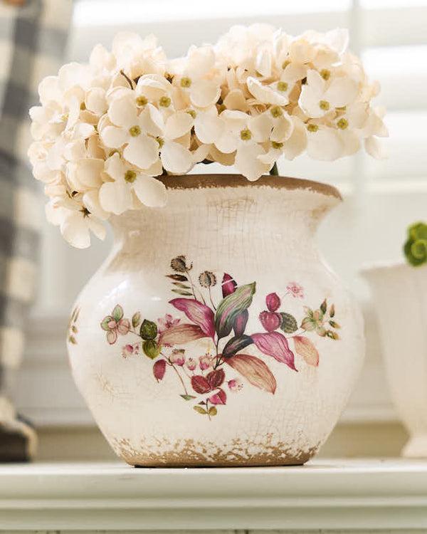 Dibor Ceramic Pink Lily Planter