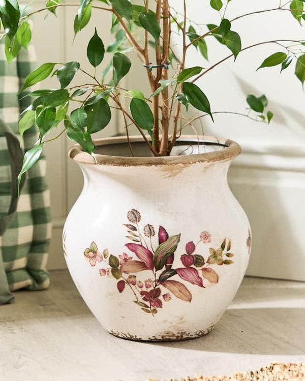 dibor Ceramic Pink Lily Planter