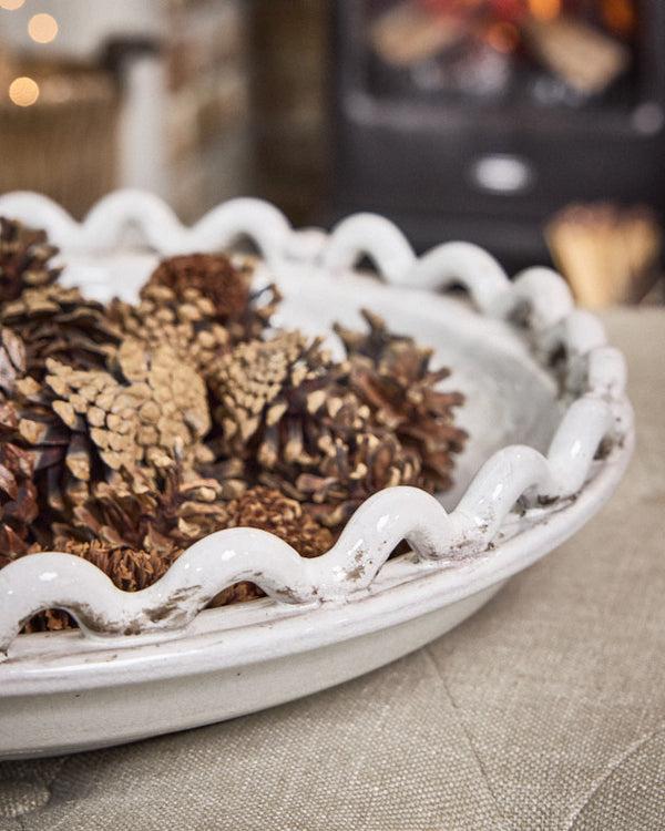 Dibor Ceramic Wave Potpourri Dish