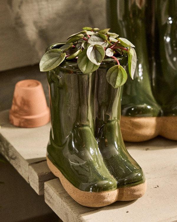 Dibor Ceramic Welly Planter Collection