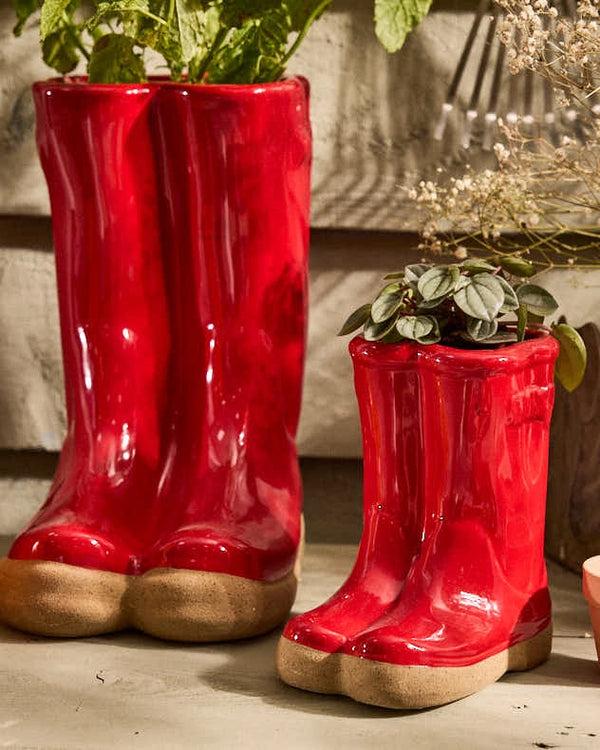 Dibor Ceramic Welly Planter Collection