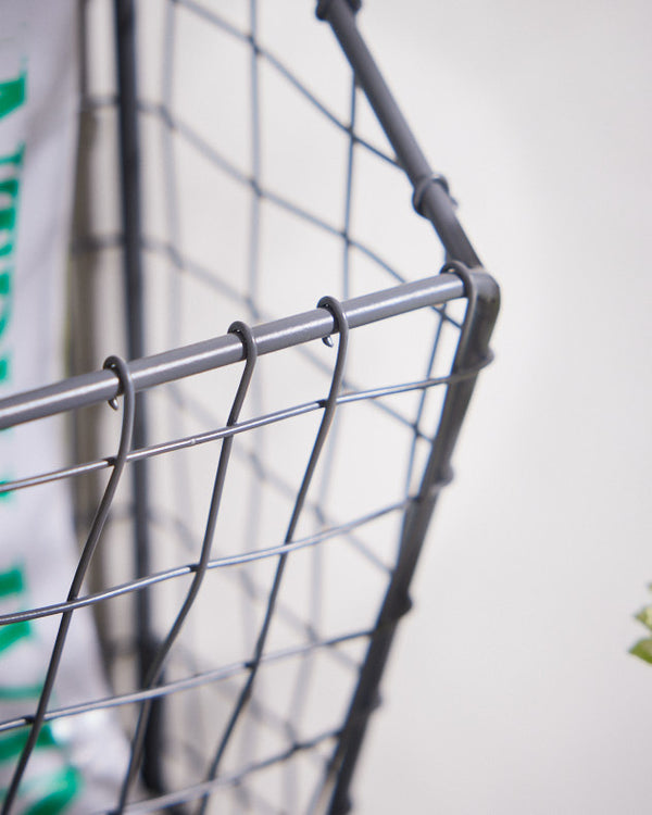 Dibor Charcoal Grey Storage Rack