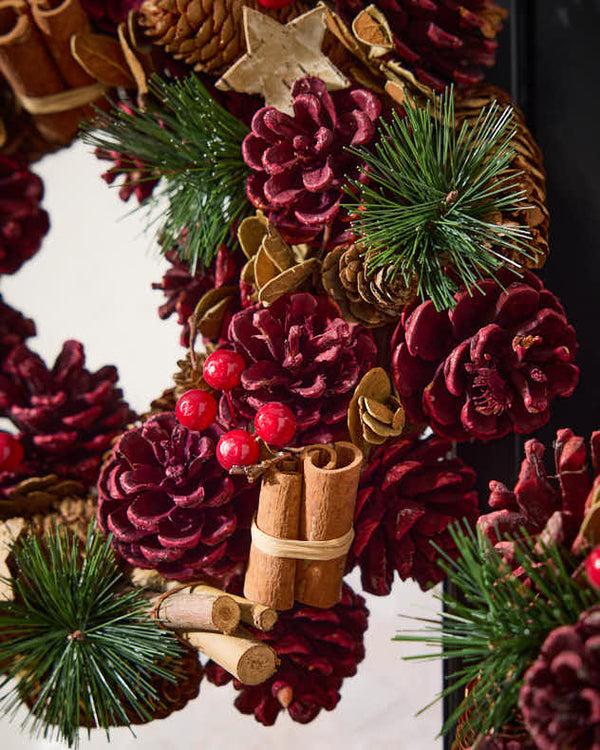 Dibor Cinnamon Stars Wreath