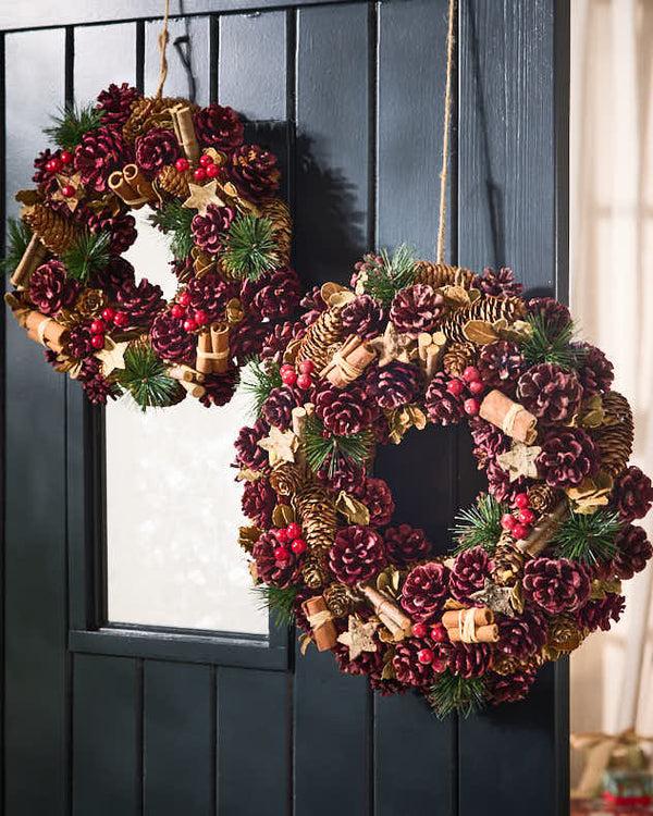 dibor Cinnamon Stars Wreath