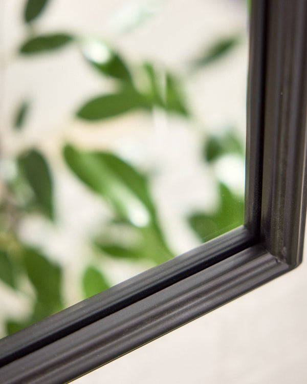 Dibor Classic Outdoor Arched Iron Mirror