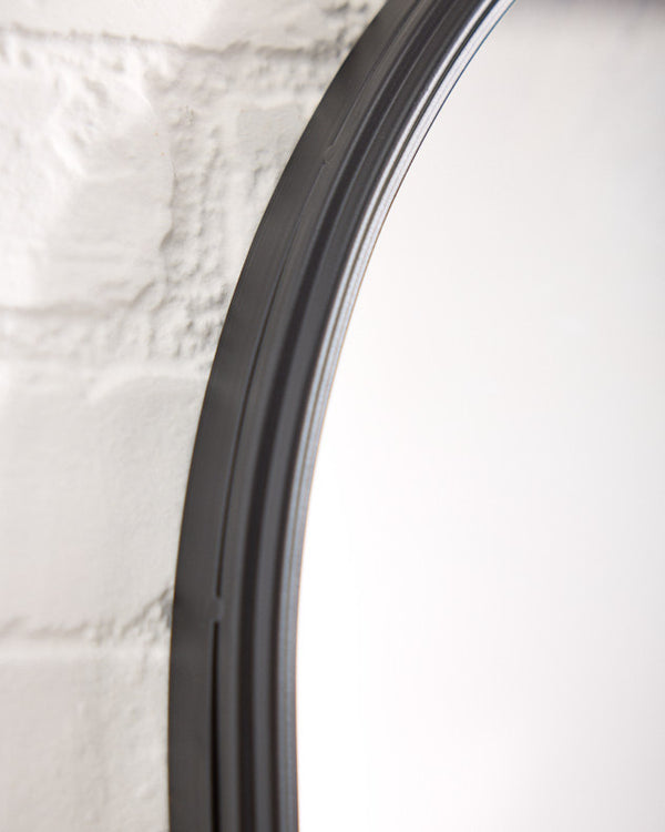 Dibor Classic Outdoor Arched Iron Mirror