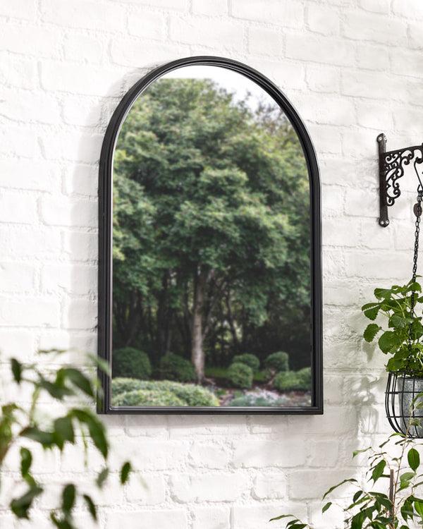 dibor Classic Outdoor Arched Iron Mirror