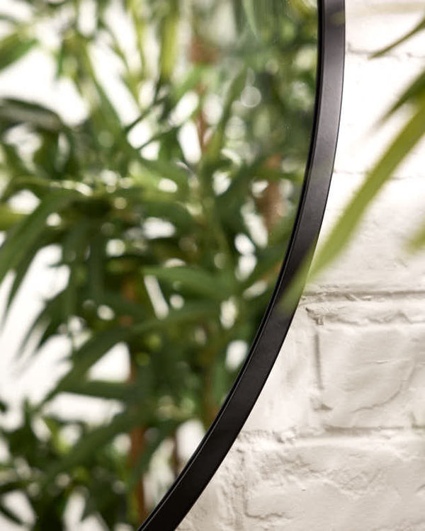 Dibor Contemporary Circular Outdoor Mirror