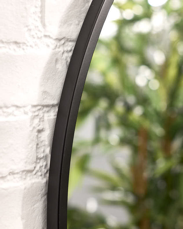 Dibor Contemporary Circular Outdoor Mirror